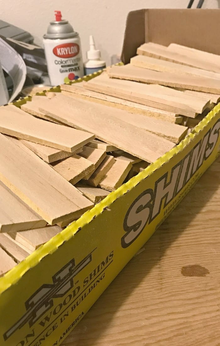 How to Create a Dramatic Wood Shims Wall in Your Home