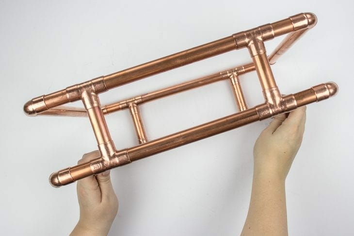 How To Make Diy Pipe Shelves Using Copper Pipes