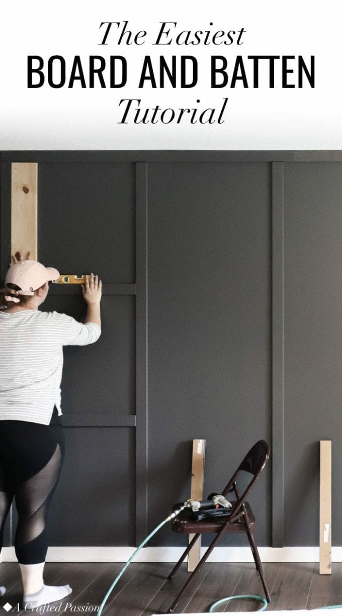 Make a feature wall in your bedroom with this simple DIY board and batten tutorial.