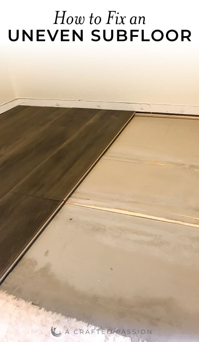 How to Fix an Uneven Subfloor DIY Home Improvement