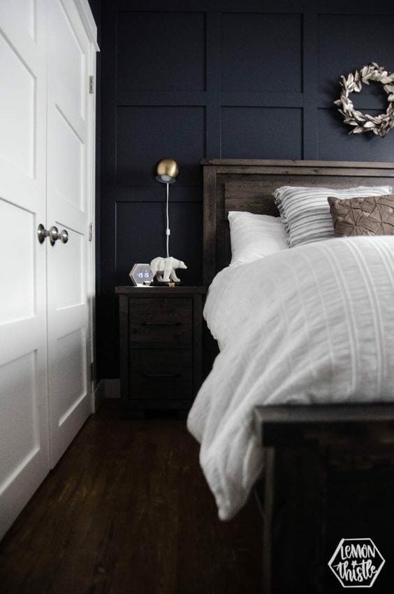 13 Gorgeous Master Bedrooms With Dark Walls Home Improvement