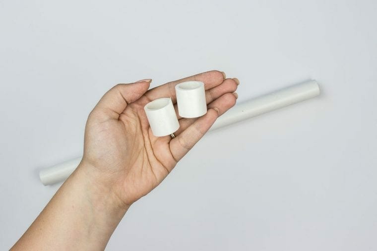 DIY Napkin Rings using PVC Perfect for your Tablescape