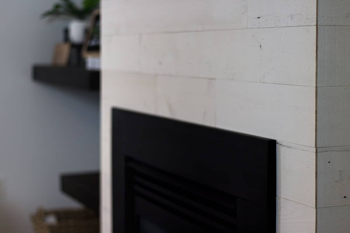 Fireplace Surround Makeover With Stikwood Panels