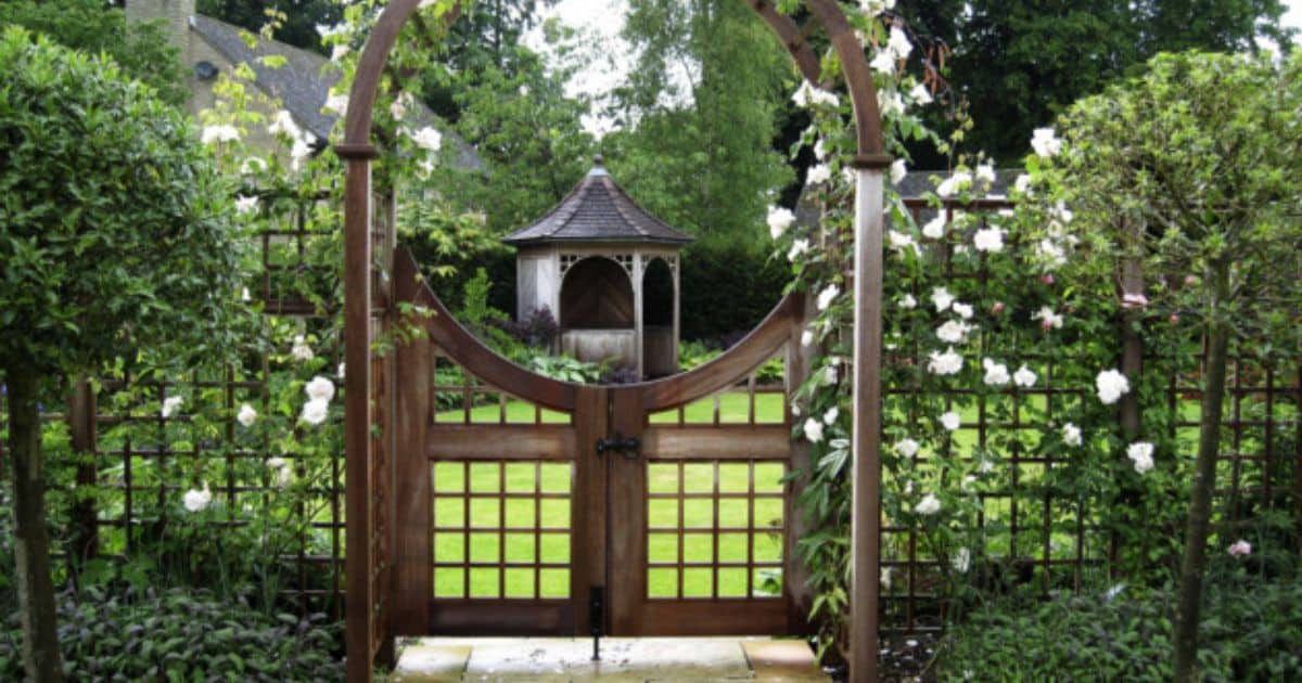 A Garden Arch with a Gate
