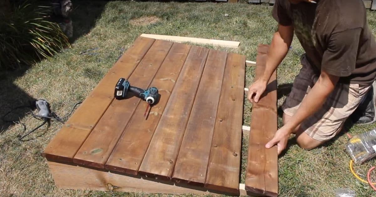 man build ramp for a shed