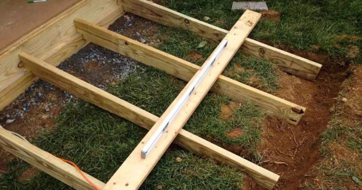 building ramp for a shed