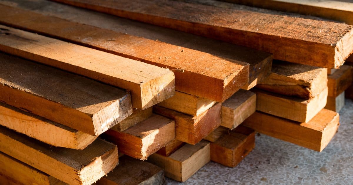 Wood timber construction material
