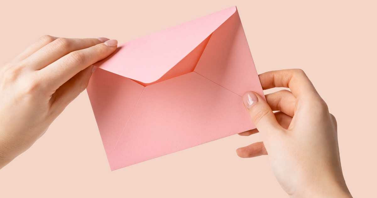 pink invitation letter