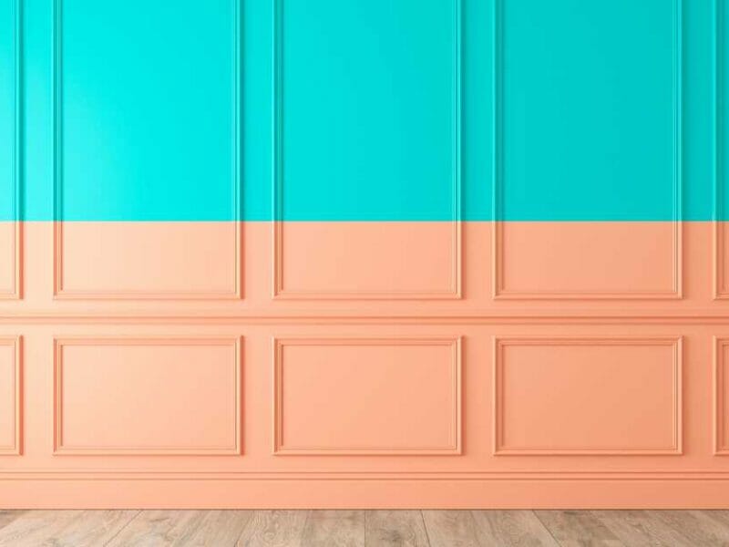 two-color combinations for bedroom walls