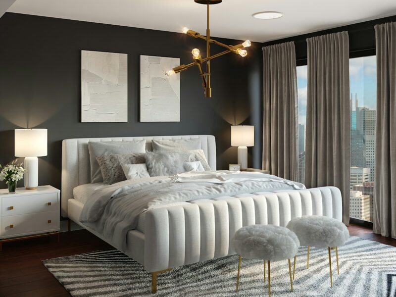 white and gray floral sofa set