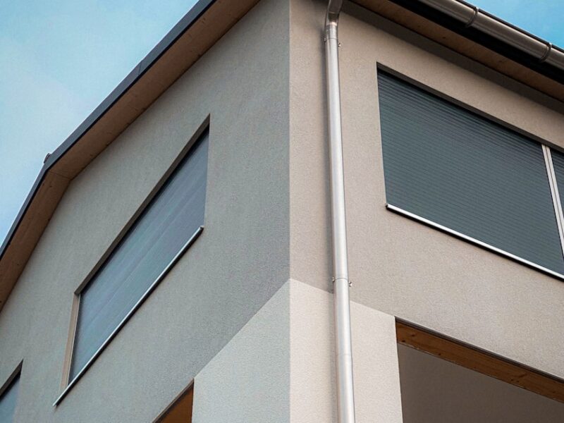 a building with a clock on the side of it