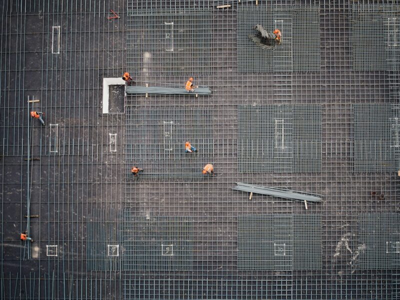 aerial photo of people in park at daytime