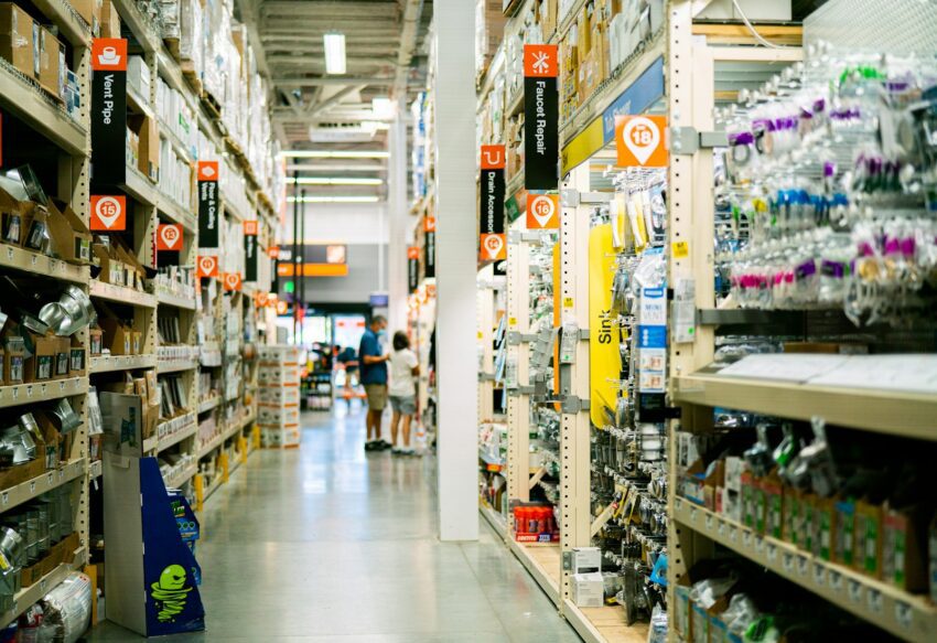 Home Depot or Hardware Store for Materials