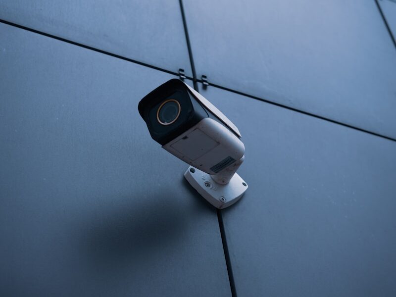 white and black corded device