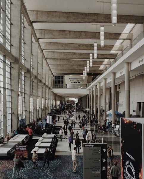 people inside buildings