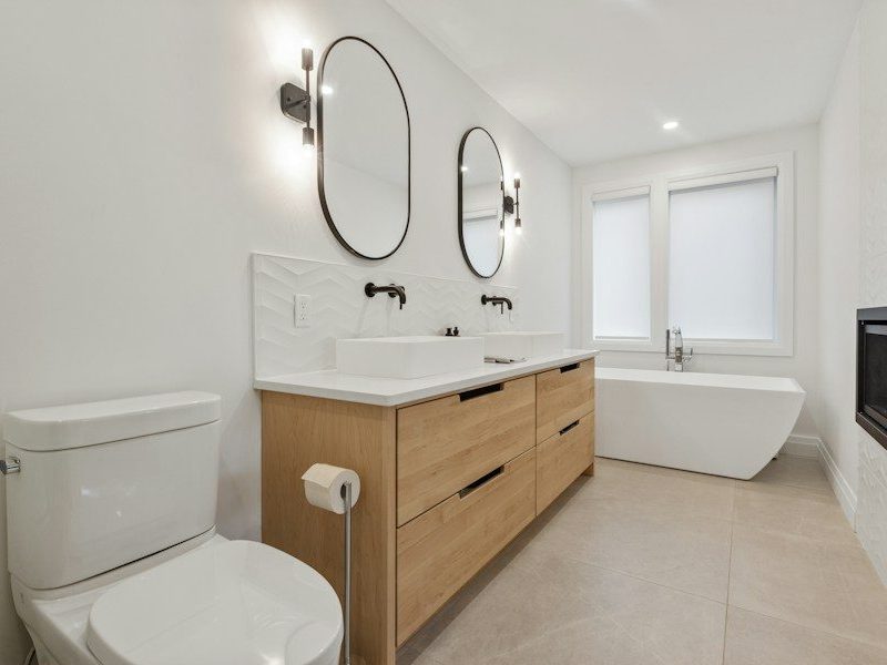 white ceramic sink with stainless steel faucet